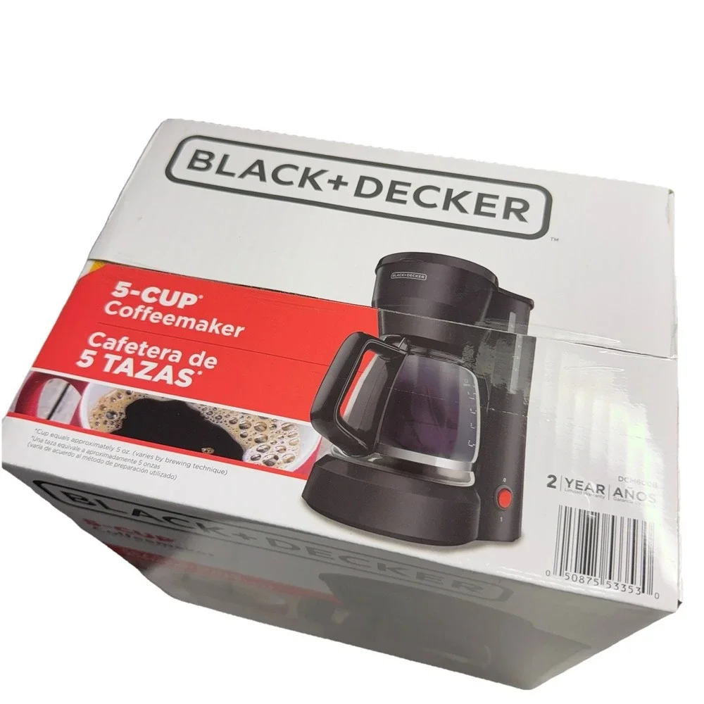 BLACK+DECKER 5-Cup‎ Coffeemaker Black DCM600B